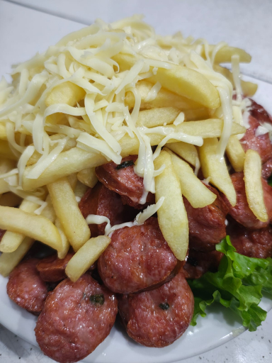 Batata Com Linguiça