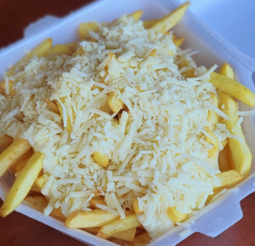 Fritas Com Molho e Queijo (Meia)