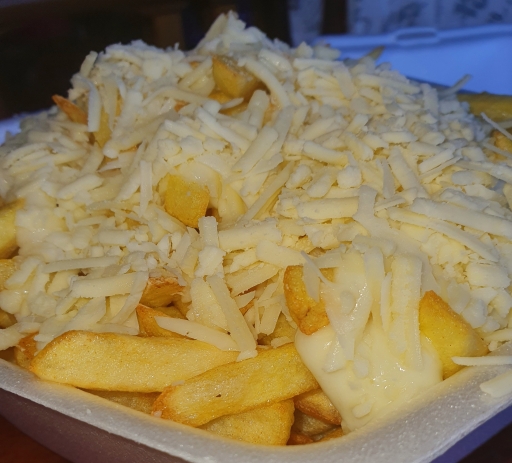 Fritas Com Molho e Queijo (Inteira)