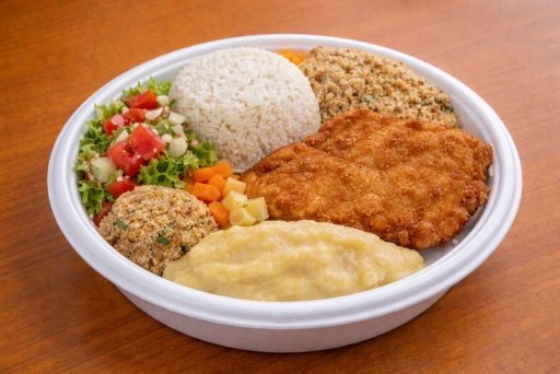 Marmitex Filé de Frango A Milanesa