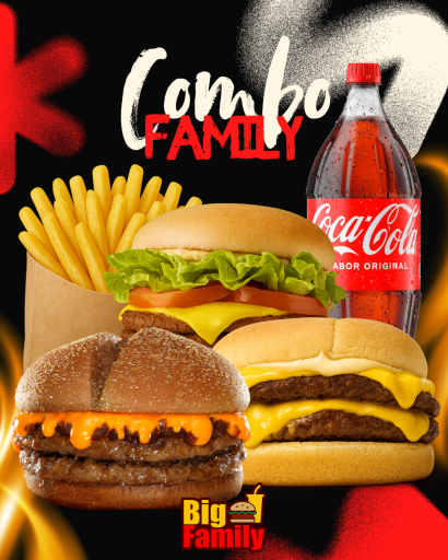 Combo Family | Cheddar Australiano + Duplo X + H. Sal. Duplo