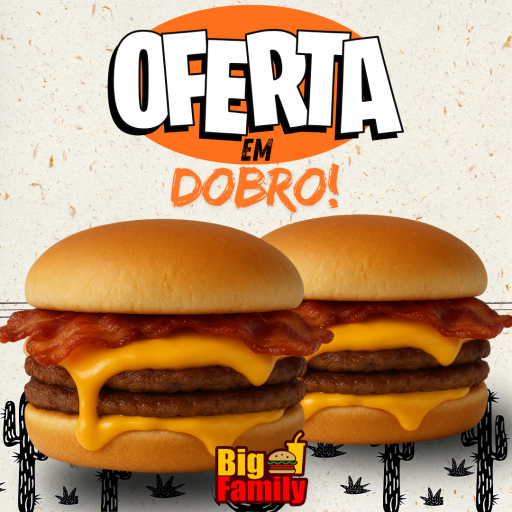 Oferta Em Dobro - 2 Double Cheddar Bacon