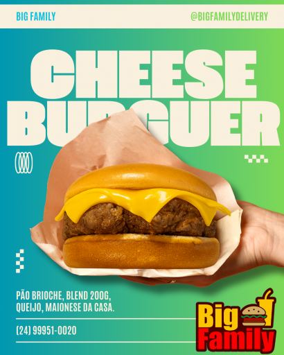 01. Cheese Burguer (Artesanal)