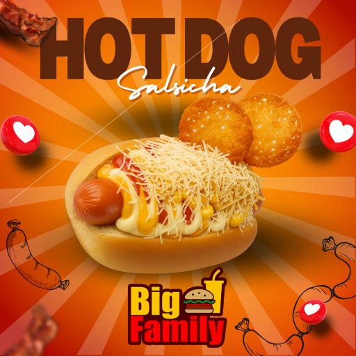 01 - Hot Dog 4 Queijos (Salsicha) Novo!