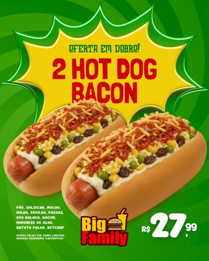 00 - Oferta Em Dobro - 2 Hot Bacon