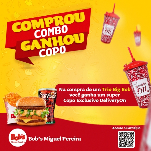 Trio Big Bob Ganhe Um Copo Deliveryon Trio Big Bob Ganhe Um Copo Deliveryon