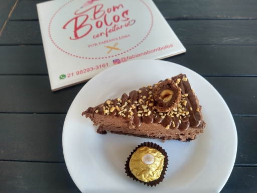 Fatia de Torta Ferrero Rocher