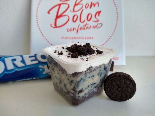 Bolo de Pote Oreo (250ML) Por R$9,99