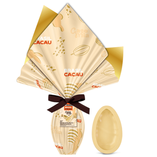 Ovo de Páscoa Clássico Gato Mia Branco 281G