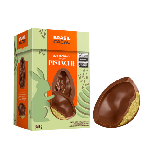Ovo de Páscoa Recheado Pistache 370G