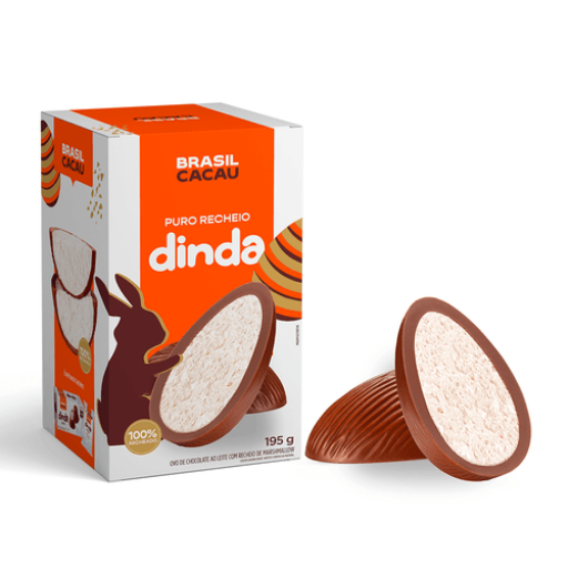 Ovo de Páscoa Puro Recheio Dinda 195G