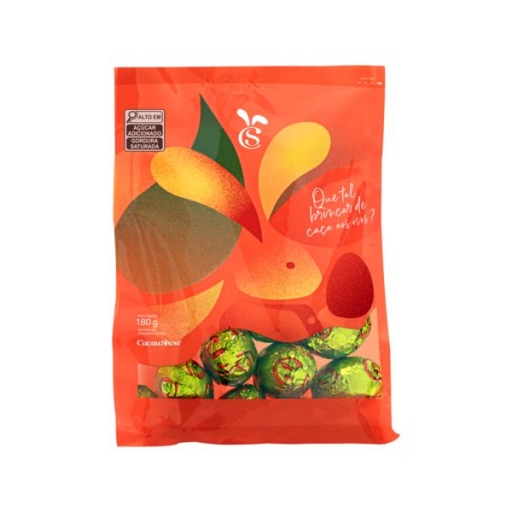 Mini Ovinhos Cacau Magia Ao Leite 180G