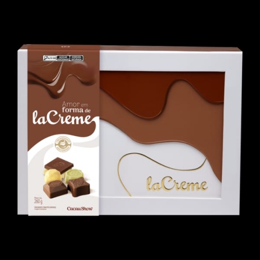 Caixa de Bombons e Tabletes Lacreme Sortidos 260G