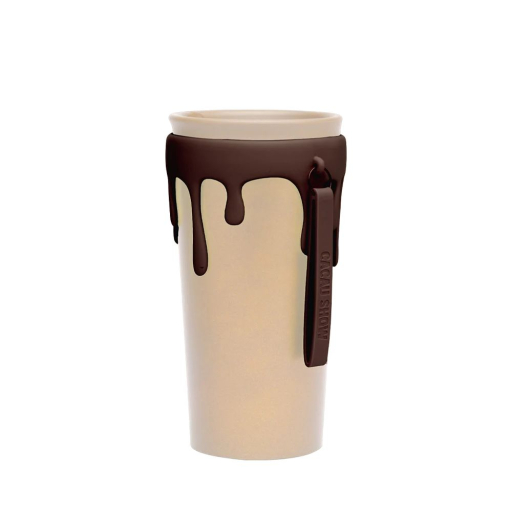 Copo Viagem Bege Cacau Show 450ML