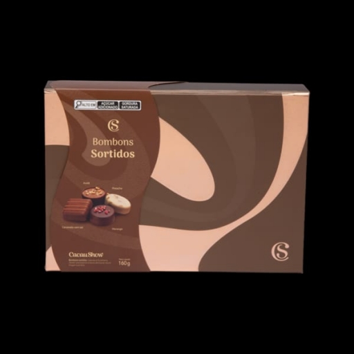 Caixa de Bombons Sortidos Cacau Show M 160G