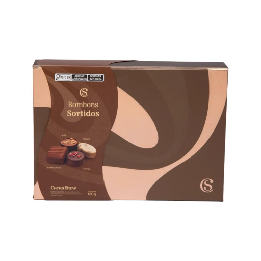 Caixa de Bombons Sortidos Cacau Show M 160G