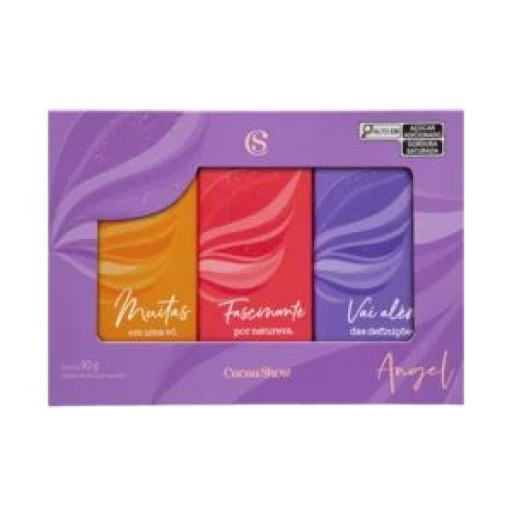 Caixa Angel Tabletes de Chocolate Ao Leite 90G