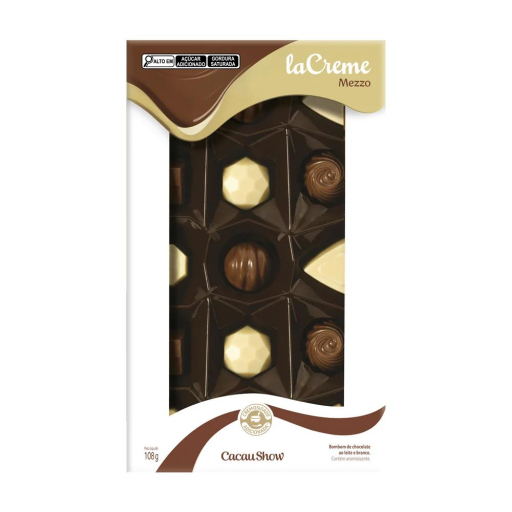 Caixa de Bombons Mini Show Lacreme Sortido 108G