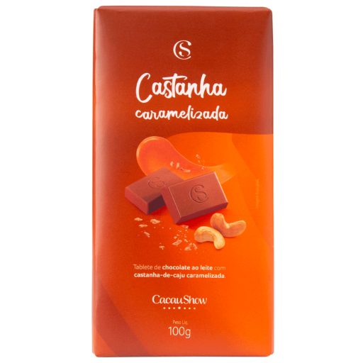 Tablete Castanha Caramelizada 100G