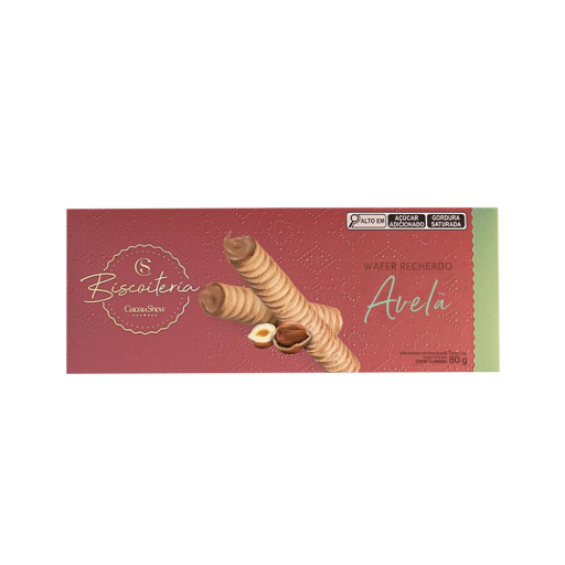 Wafer Lanut Recheio Avelã 80G