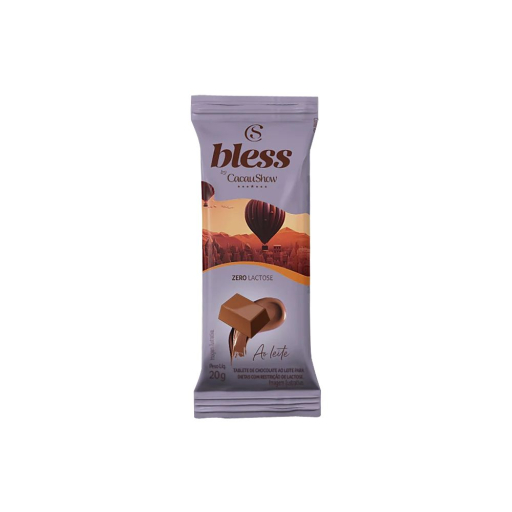 Tablete Bless Zero Lactose Ao Leite 20G