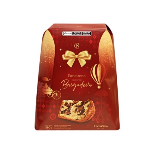 Panetone Com Recheio de Brigadeiro 580G