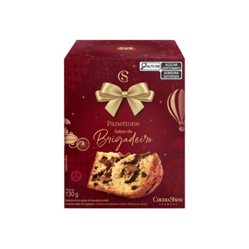 Mini Panetone Com Recheio de Brigadeiro 130G
