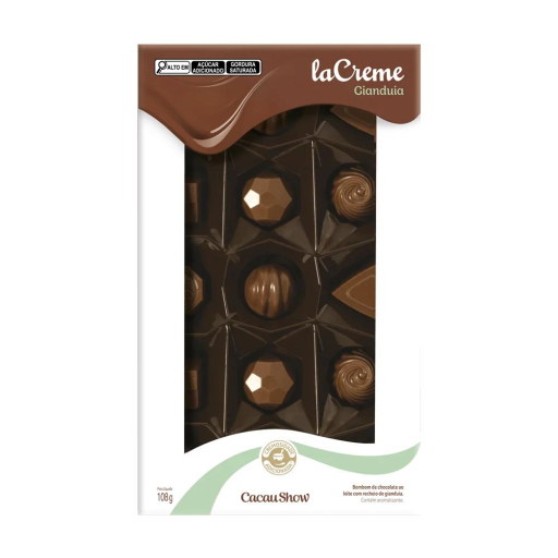 Caixa de Bombons Lacreme Mini Show Gianduia 108G