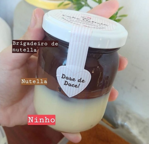 Dose de Doce de Ninho, Nutella e Brigadeiro Gourmet