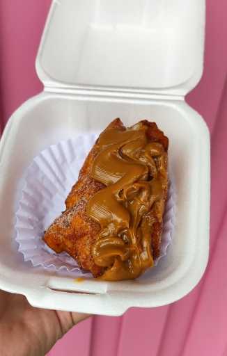 Rabanada  Recheada de Doce de Leite