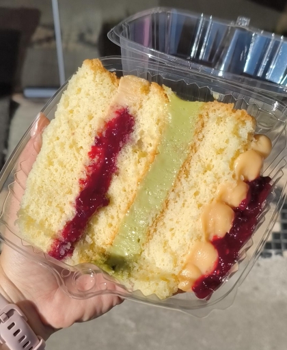 Pistache C/ Geleia de Frutas Vermelhas