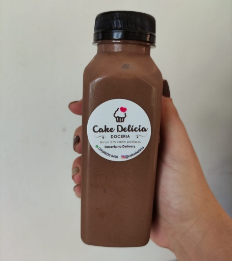 Garrafinha de Chocolate Cremoso