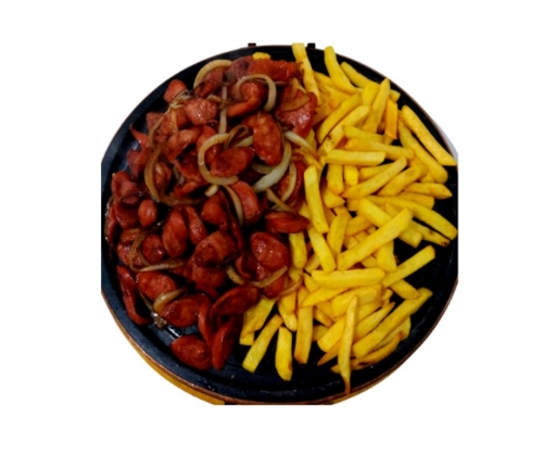 Linguiça Pura Com Fritas