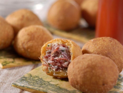 Bolinho de Abobora Com Carne Seca