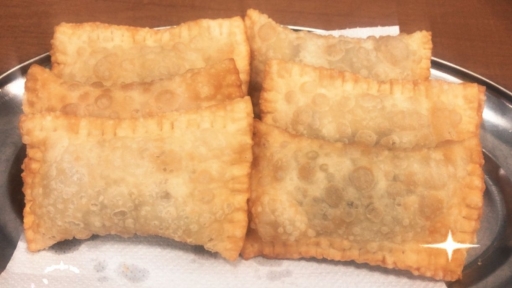 Porção 6 Pastéis de Carne Com Mussarela