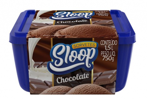 Sorvete Chocolate - 1,5 Litro