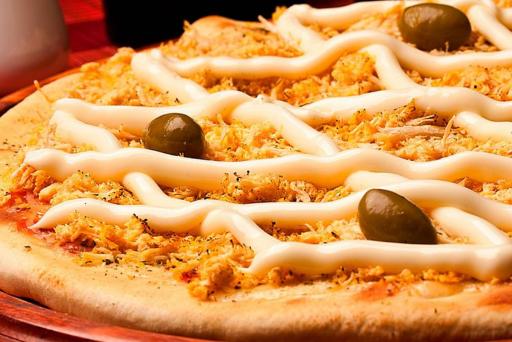 Pizza Frango Com Bacon e Catupiry - 30Cm