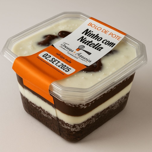 Bolo de Pote Ninho Com Nutella