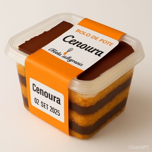 Bolo de Pote Cenoura