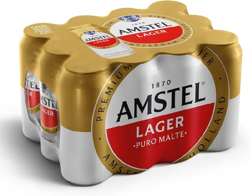 Amstel Latão 473ML - Pack C/12 Unid.