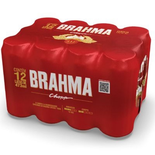 Brahma Latão 473ML - Pack C/12 Unid.