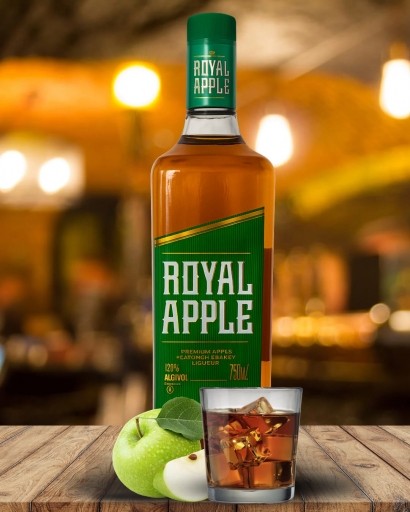 Whisky Royal Apple/maçã Verde 1L