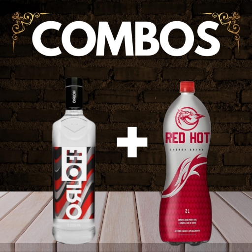 Combo 2: Orloff 1L + 1 Energético Red Hot 2L