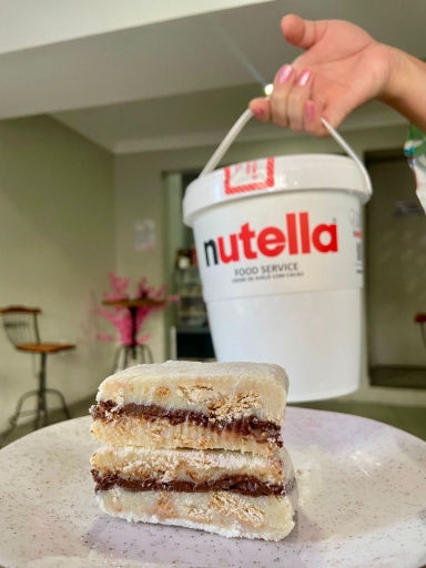 Palha de Ninho Com Nutella