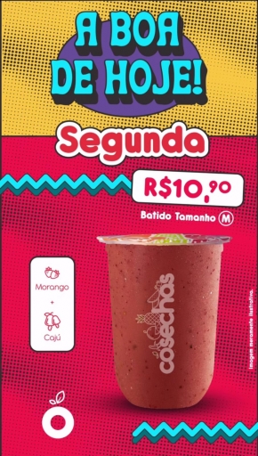 Caju + Morango - 500ML