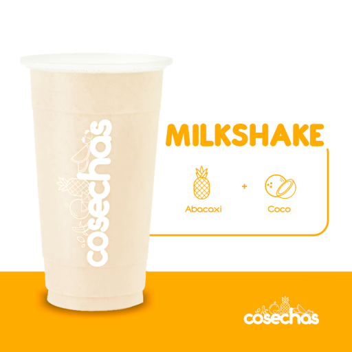 Milk Shake Abacaxi e Coco (Médio)