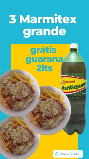 Combo ( 3 )Marmitex N° 9 (Marmitex Grande)