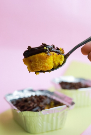 Bolo de Cenoura Na Marmitinha