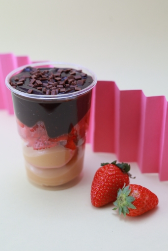 Bombom No Pote Morango - 250ML