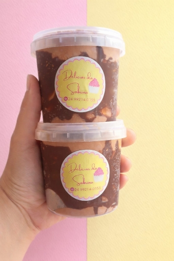 Sorvete Artesanal de Nutella